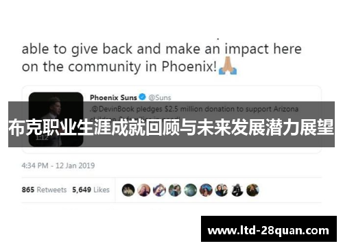 布克职业生涯成就回顾与未来发展潜力展望