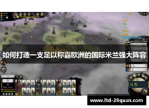 如何打造一支足以称霸欧洲的国际米兰强大阵容