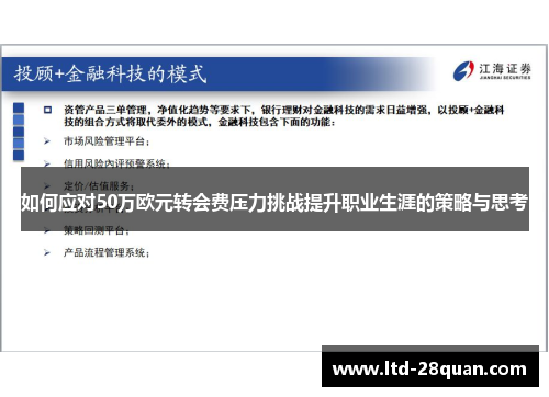 如何应对50万欧元转会费压力挑战提升职业生涯的策略与思考